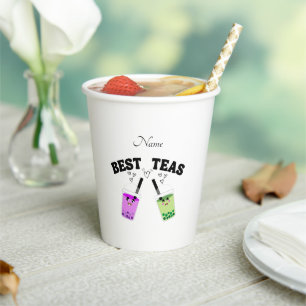 boba tea bubble tea baby paper cups