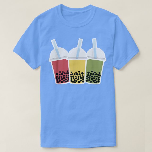 Boba Tea Bubble Tea Design  T-Shirt (Design Front)