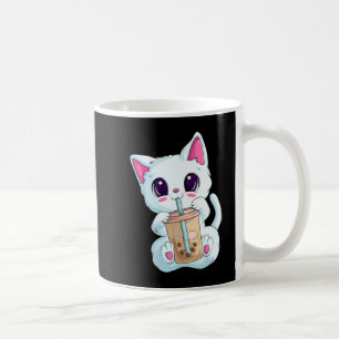 Boba Tea Cat Anime For Women Kawaii Bubble Tea Ne Coffee Mug