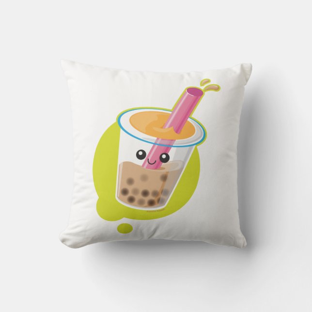 Boba Tea Cushion (Front)