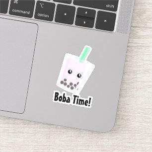 Boba Tea Custom-Cut Vinyl Sticker