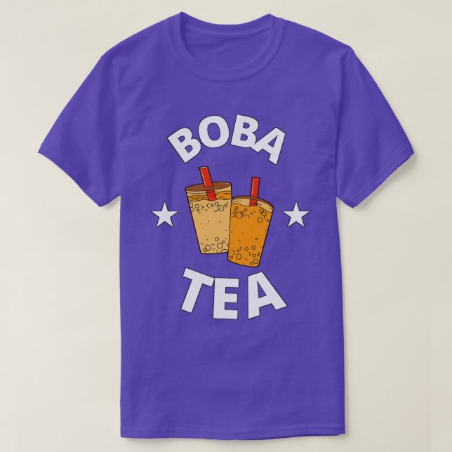 Boba tea double tea T-Shirt (Design Front)