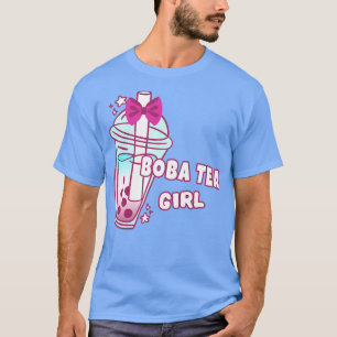 Boba Tea Girl Milk Bubble Balls Drinks T-Shirt