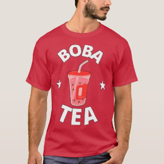 Boba tea strawberry tea T-Shirt