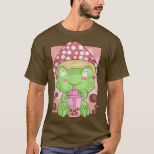 Boba Tea T Shirt For Women And Girls Kawaii Cottag