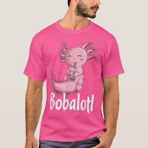 Bobalotl Aolotl Boba Tea Bubble Milk Kawaii Anime  T-Shirt