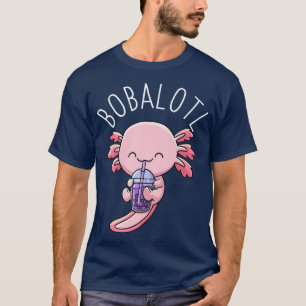 Bobalotl Axolotl Boba Tea Bubble Milk 290 T-Shirt