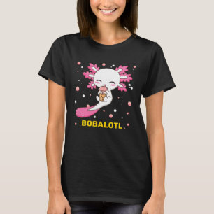 Bobalotl Axolotl Boba Tea Bubble Milk Girls kids T-Shirt