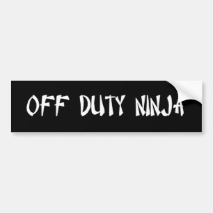 Bobba, N.I.T., O.D.N. Bumper Sticker