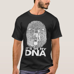 Bobber Custom Chopper Motorcycle Biker In My DNA T-Shirt