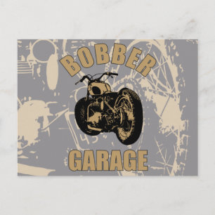 Bobber Garage Postcard