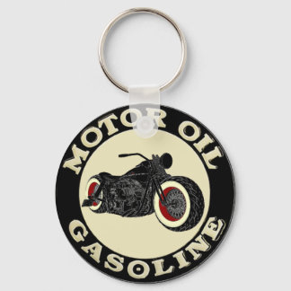 - Bobber - Motor Oil - Gasoline Key Ring