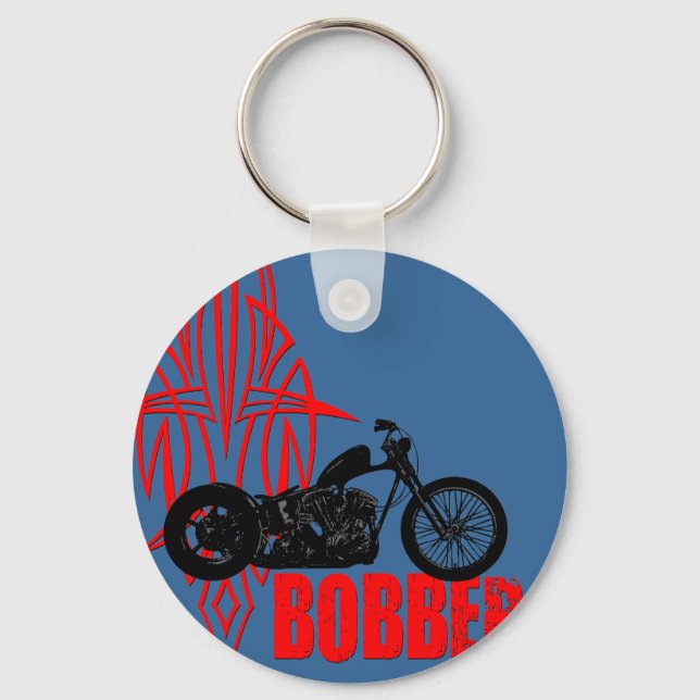 Bobber Motorbike Key Ring (Front)