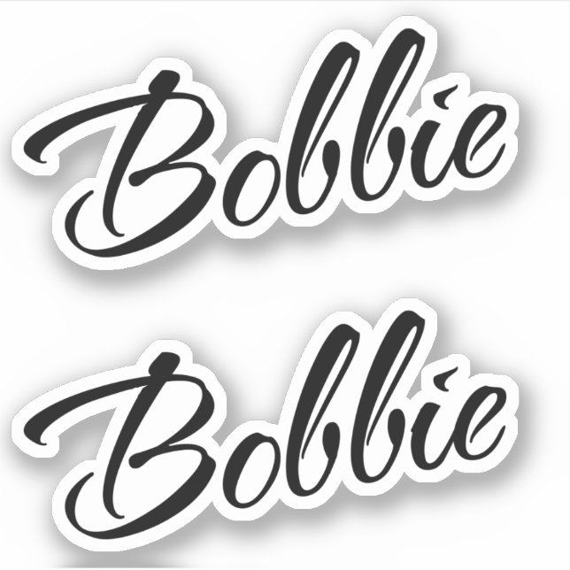 Bobbie name x2 Vinyl (Front)