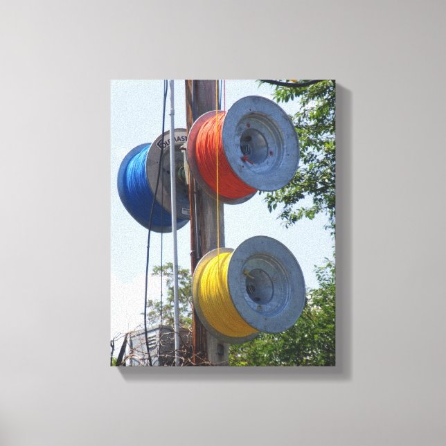 Bobbins Canvas Print (Front)