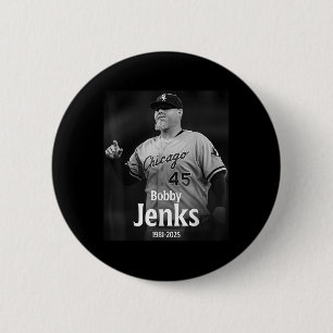 Bobby Jenks In Memory 1981-2025 6 Cm Round Badge