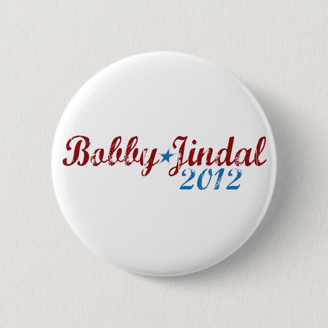 Bobby Jindal 2012 6 Cm Round Badge (Front)