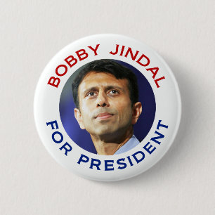 Bobby Jindal For President 6 Cm Round Badge