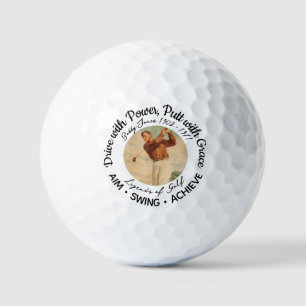 Bobby Jones Inspirational Motivational Golf Balls