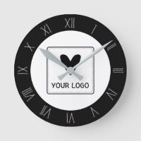 Bobby Pin Roman Numerals Hair Salon Your Logo