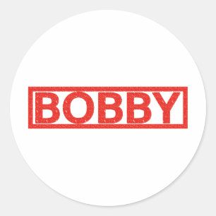 Bobby Stamp Classic Round Sticker
