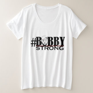 Bobby Strong Women's Plus Baseball T-Shirt Plus Size T-Shirt