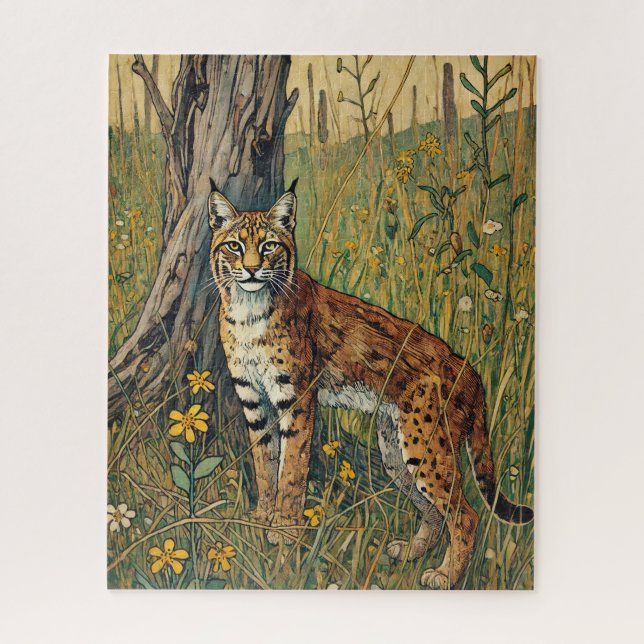 Bobcat 500 Piece Puzzle (Vertical)