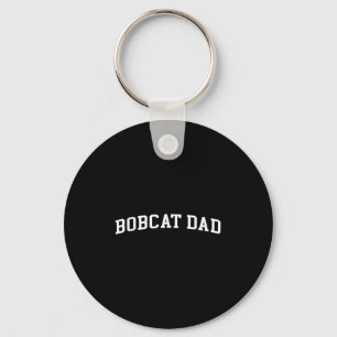 Bobcat Dad Key Ring