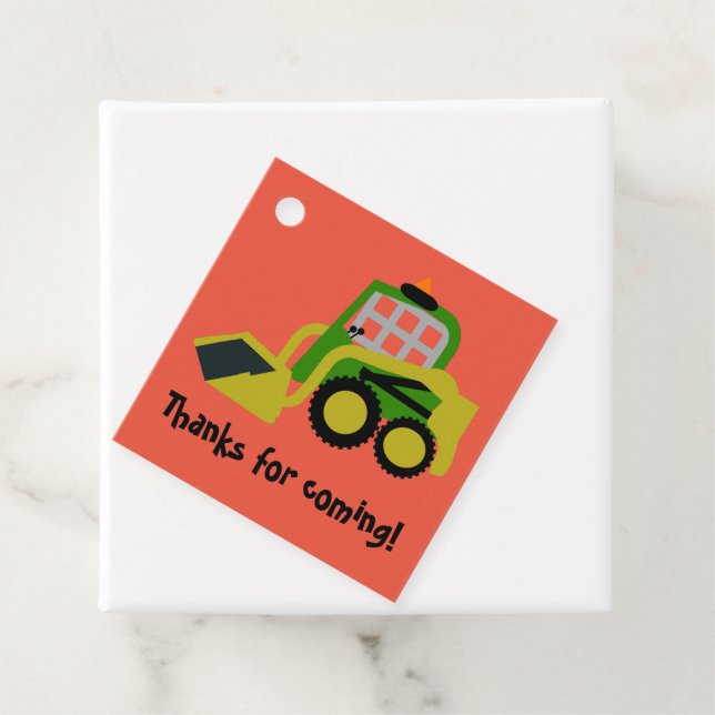 Bobcat excavator favour tags (In Situ)