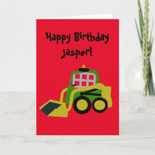 Bobcat Excavator Holiday Card