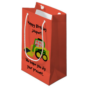 Bobcat excavator small gift bag