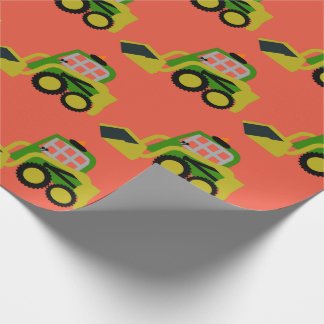 Bobcat excavator wrapping paper