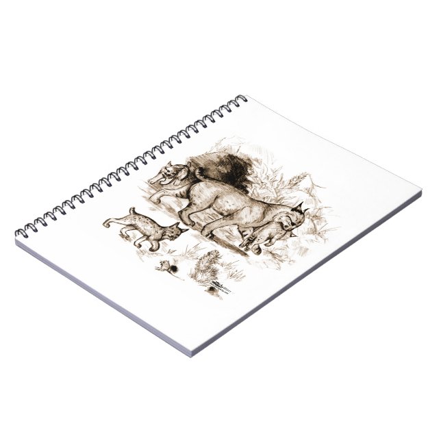 Bobcat Family Notebook (Left Side)