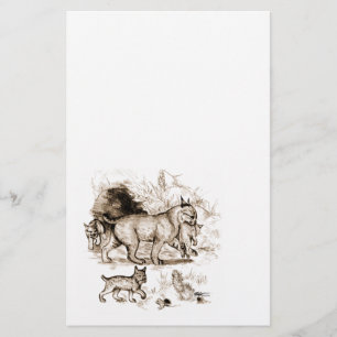 Bobcat Family Stationery