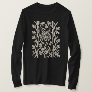 Bobcat Forest Wildlife Graphic T-Shirt