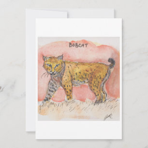 Bobcat Greeting Card