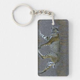 Bobcat Key Ring