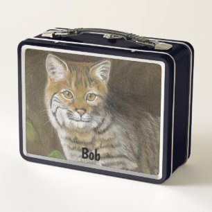 Bobcat Metal Lunch Box