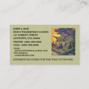 BOBCAT OUTDOOR~ EQUIPMENT SERVICES ~ BUSINESS CARD