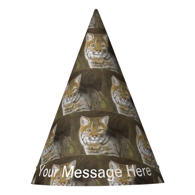 Bobcat Party Hat (Front)