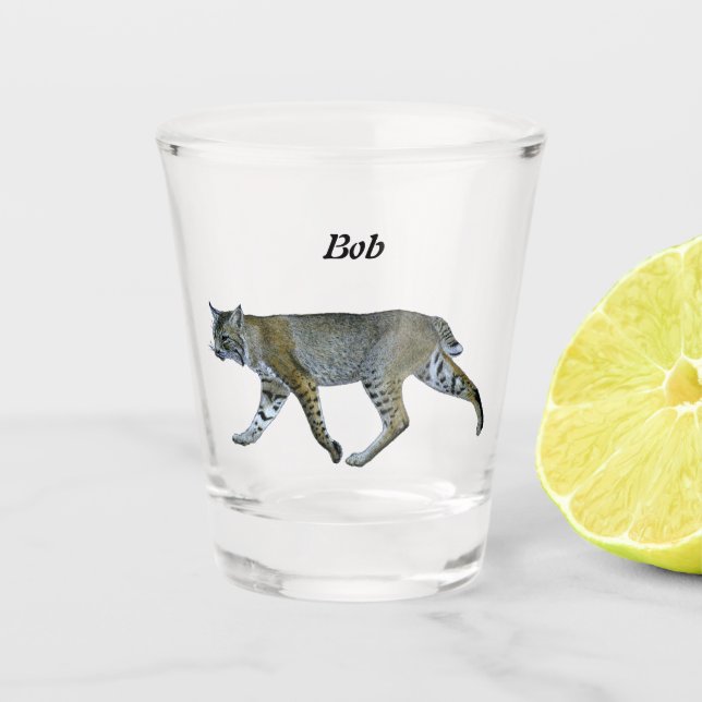 Bobcat Shot Glass (Front)