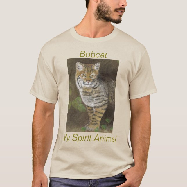 Bobcat Spirit Animal T-Shirt (Front)