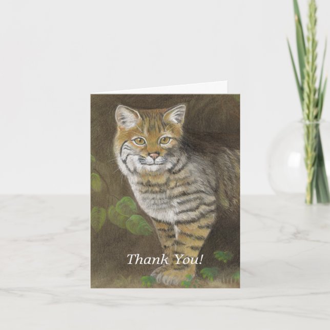 Bobcat Thank You Card (Front)