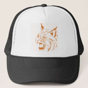 Bobcat Wildlife Feline Cat Wild Cat Animal Tiger Trucker Hat