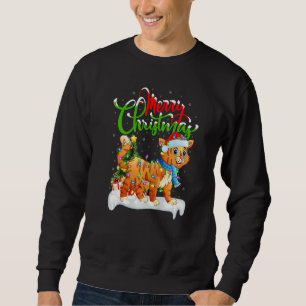Bobcat  Xmas Decorations Santa Bobcat Christmas Sweatshirt
