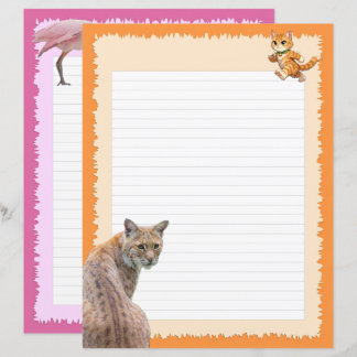 Bobcats (p1) and Birds (P2 - Roseate Spoonbills)