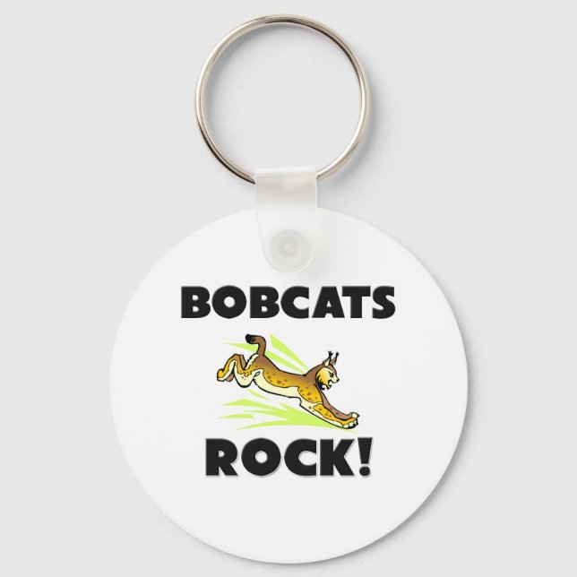 Bobcats Rock Key Ring (Front)