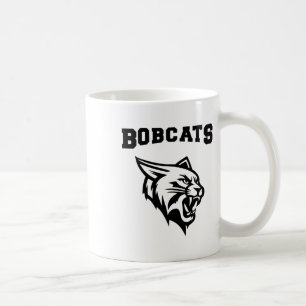 Bobcats Sports With Mascot Sticker  Coffee Mug
