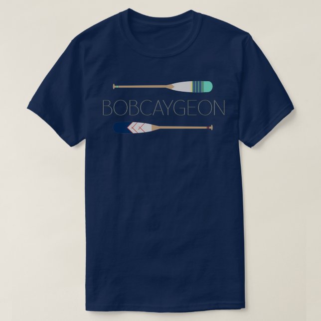 Bobcaygeon Canoe Paddles T-Shirt (Design Front)
