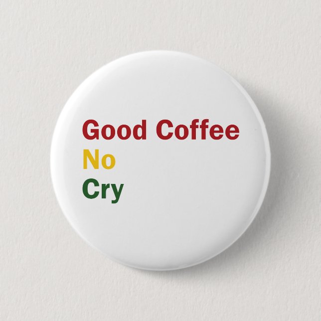 BobCoffee 6 Cm Round Badge (Front)